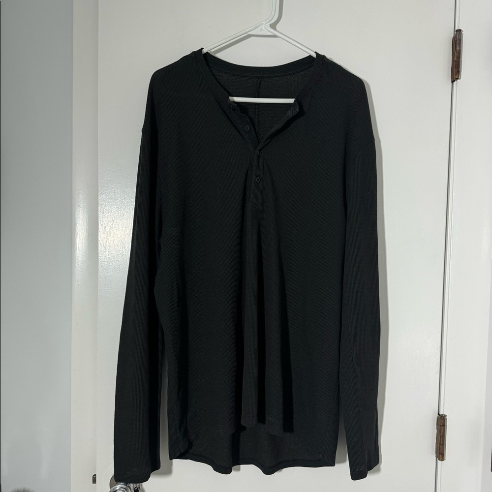 Lululemon Long Sleeve Henley Waffle